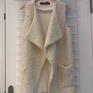 Zara Boucle White jacket